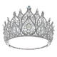 Luxury Crystal Large Crowns and Tiaras Headband for Women Princess Birthday Party Wedding Pageant Prom Bridal Hair Accessories