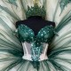 Luxury Green Quinceanera Dresses Birthday Party Prom Princess Ball Gown Vestidos De 15 Anos