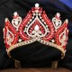 Luxury High Quality Crystal Crown Heart Rhinestone Tiara Princess Diadem Bridal Wedding Party Headware Jewelry Hair Accessories