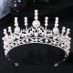 Luxury Pearl Crystal Bridal Tiaras And Crowns For Women Bride Party Rhinestone Prom Diadem Wedding Bridal Hair Accessories Jewel