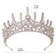 Luxury Pearl Crystal Bridal Tiaras And Crowns For Women Bride Party Rhinestone Prom Diadem Wedding Bridal Hair Accessories Jewel