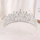 Luxury Rhinestone Bridal Tiaras Crown Baroque Crystal Pageant Prom Diadem Bride Headband Wedding Party Birthday Hair Accessories