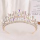 Luxury Rhinestone Bridal Tiaras Crown Baroque Crystal Pageant Prom Diadem Bride Headband Wedding Party Birthday Hair Accessories