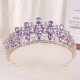 Luxury Rhinestone Bridal Tiaras Crown Baroque Crystal Pageant Prom Diadem Bride Headband Wedding Party Birthday Hair Accessories