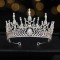 Luxury Rhinestone Geometric Bridal Tiaras Crown Baroque Crystal Pageant Prom Diadem Bride Headbands Wedding Hair Accessories