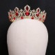 Luxury Round Crystal Crowns Vintage Bridal Wedding Handmade Rhinestone Tiaras Princess Dinner Party Jewelry Hair Accessories