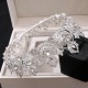 Luxury Round Crystal Crowns Vintage Bridal Wedding Handmade Rhinestone Tiaras Princess Dinner Party Jewelry Hair Accessories