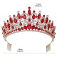 Luxury Silver Gold Color Crystal Crowns Bride tiara Fashion Queen For Wedding Crown Headpiece Wedding Hair Jewelry Accessories