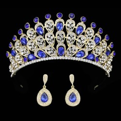 Luxury Wedding Crown Diadem Hair Accessories Bridal Tiaras Crystal Rhinestone Hairbands Party Shiny Charm Headdress Hair Jewelry