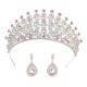 Luxury Wedding Crown Diadem Hair Accessories Bridal Tiaras Crystal Rhinestone Hairbands Party Shiny Charm Headdress Hair Jewelry