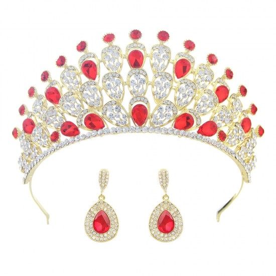 Luxury Wedding Crown Diadem Hair Accessories Bridal Tiaras Crystal Rhinestone Hairbands Party Shiny Charm Headdress Hair Jewelry