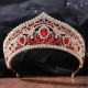 Luxury Wedding Crown Diadem Hair Accessories Bridal Tiaras Crystal Rhinestone Leaf Hairbands Party Girl Shiny Charm Hair Jewelry