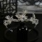 Luxury Wedding Hair Tiara Crystal Bridal Butterfly Crown Silver Color Diadem Women Hair Accessories Headpieces Jewelry Headwear