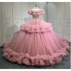 Mauve Vestidos De 15 Anos Customized Ball Gown 15 Year Old Quinceanera Dresses 2025 Ruffled Sweet 16 Evening Party Dress