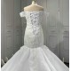 New Arrival Wedding Dresses Strapless Mermaid Bridal Gown Pearl Women Vestidos De Novia