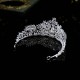 New Baroque Crystal Pearl Tiaras And Crowns Prom Rhinestone Bridal Diadem Crown Taira For Women Wedding Hair Accessories Jewelry