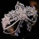 New Luxury Wedding Hair Tiara Crystal Pearl Flower Bridal Crown Diadem Tiaras Headband Hair Accessories Headpieces Head Jewelry