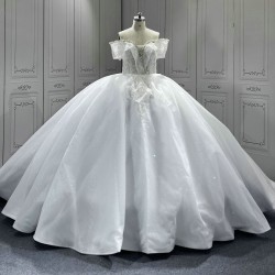 New Vestidos de noiva 2024 Ball Gown Wedding Dress Crystal Tulle Bridal Gowns vestidos de novia