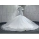 Off Shoulder Crystal Wedding Dresses Sweetheart Lace Up Back Wedding Gowns