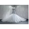 Off Shoulder Crystal Wedding Dresses Sweetheart Lace Up Back Wedding Gowns