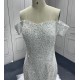 Off Shoulder Sweetheart Mermaid Wedding Dress Sequin Bridal Dress Vestido De Noiva robe de mariee