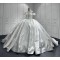 Off Shoulder Vestidos De Novia V Neck Wedding Dresses 2024 Pearl Ball Gown Bridal Dress