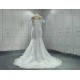 Off The Shoulder Elegant Wedding Dresses For Women Detachable Train Custom Made Bridal Gowns