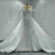 Off The Shoulder Elegant Wedding Dresses For Women Detachable Train Custom Made Bridal Gowns