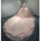 Off the Shoulder Pink Quinceanera Dresses Tulle 3D Flowers Appliques 15 Anos Sweetheart Vestido De 15 Customised With Bow