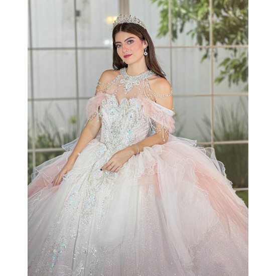 White Quince Dress Off Shoulder 15 Anos Crystal Sweetheart Neck Women 2024 Ball Gown Lace Appliques Sequin Girl Birthday Gowns