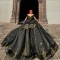 Princess Black Quinceanera Dress 2024 Sweetheart Neck Vestido De 15 Anos Off Shoulder Sweet 16 Ball Gown