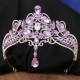 Princess Queen Baroque Crystal Crown for Bride Wedding Party Rhinestone Tiaras Hair Jewelry Gift Hair Accessories Women Diadem