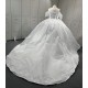 Princesse Ball Gown Wedding Dresses 2024 Halter Neck Appliques Bridal Gowns Sweep Train Vestido De Noiva