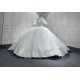 Puff Sleeve Ball Gown Wedding Dress 2024 Lace Appliques Bride Dresses Women Vestidos De Novia