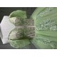 Puff Sleeve Sage Green Quinceanera Dress Strapless Vestidos De XV Anos Lace Appliques Birthday Party Gowns