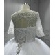 Short Sleeve Wedding Dress Plus Size Woman Ball Gown Bride Gowns Lace Appliques Vestido De Novia Custom Made