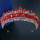 Silver Color Wedding Headband Crystal Bridal Crowns and Tiaras Hair Jewelry Accessories Women Rhinestone Headwear Queen Diadem