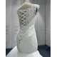 Sleeveless Mermaid Wedding Dress Beading Lace Appliques Vestidos de Noivas Court Train Bridal Dress