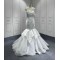 Sleeveless Vestidos De Noiva 2024 Elegant Mermaid Wedding Dress Crystal Princess Lace Wedding Gowns