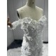 Sleeveless Wedding Dresses 3D Flowers Mermaid Bridal Dress White Ivory Vestido De Novia 2024 Hot Sale Wedding Gown