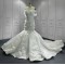 Sleeveless Wedding Dresses 3D Flowers Mermaid Bridal Dress White Ivory Vestido De Novia 2024 Hot Sale Wedding Gown