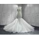 Sleeveless Wedding Dresses V Neck Mermaid Bridal Dress Lace Appliques Vestidos De Noiva 2024