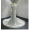 Sleeveless White Ivory Wedding Dress Princess Ball Gown Scoop Neck Bridal Gown Long vestidos de novia 2024