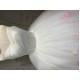 Sleeveless White Quinceanera Dresses for 3D Flowers Appliques Ball Gown Sweet 15 Prom Party Dresses