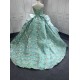 Spaghetti Strap Aqua Blue Quinceanera Dresses Flowers Appliques Sweetheart Ball Gowns Princess Vestidos De 15 Anos