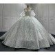 Spaghetti Strap Wedding Dress 2024 Customized Plus Size Sequin Bridal Wedding Gowns