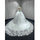 Strapless 3D Flowers Wedding Dress Sweetheart Neck Bridal Gown Women Vestidos De Novia