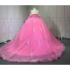 Strapless Hot Pink Quinceanera Dresses for 15 Anos Sweetheart Neck Appliques Vestidos De Baile Customised