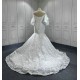 Strapless Lace Appliques Bride Dress Mermaid Princess Vestido De Noivas 2024 Hot Sale Wedding Gown