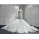 Sweetheart Lace Up Off The Shoulder Wedding Dress Beading Appliques vestidos de novia